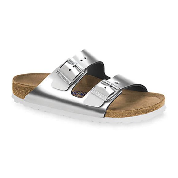 Twin Hearts Other - 3/$20 Twin Hearts Iridescent Metallic Cork Sandal